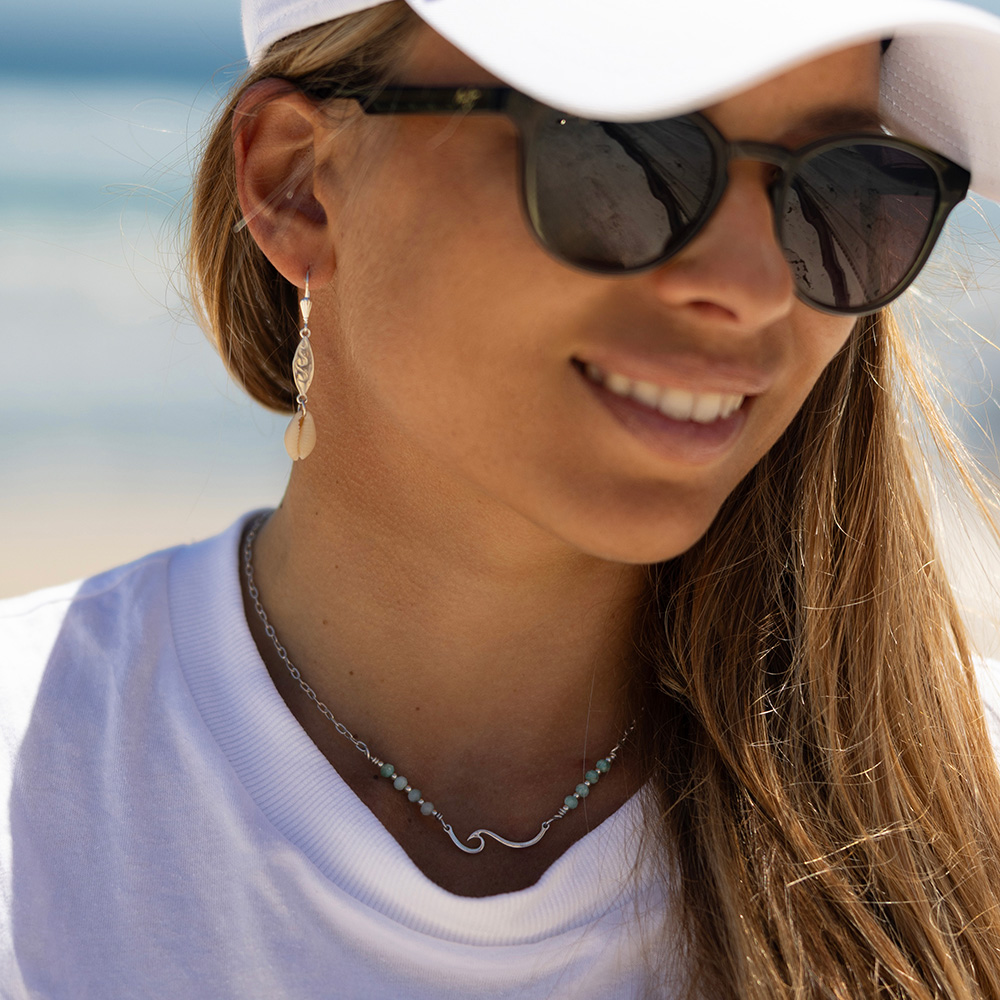 Freewave Choker Necklace - Silver - Image 4