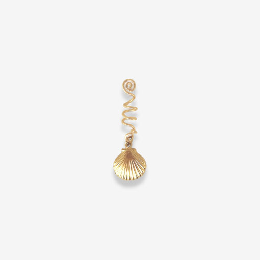 PreciouSea Seaside Spiral II - Haar-, Bikini-, Swimsuit- und Beachwear Schmuck - Kammuschel (14 K/ Gold filled)