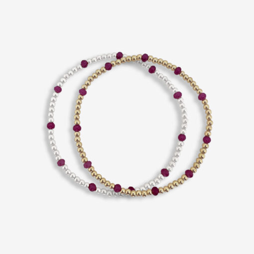 Bubble Glow - Armband - Fuchsia