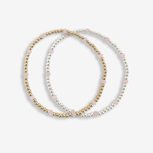 Bubble Glow - Armband - Rosé