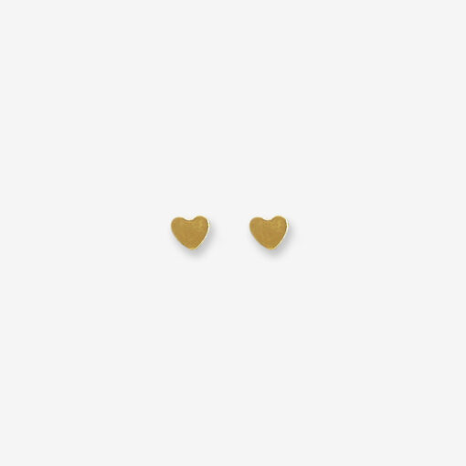 Heart Ohrstecker - Paar, 14 Karat / 20 Gold filled