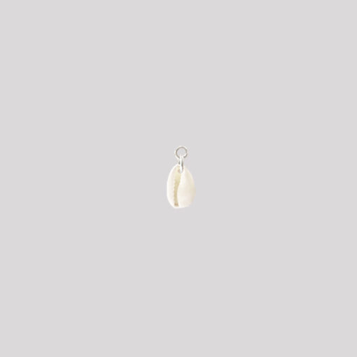 PreciouSea earring charm - 925 sterling silver, Cowrie shell (full)