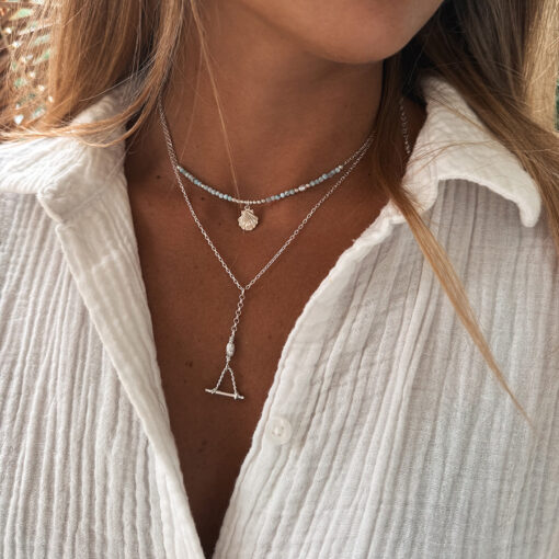 Alternative view of Wakehandle Necklace Silver