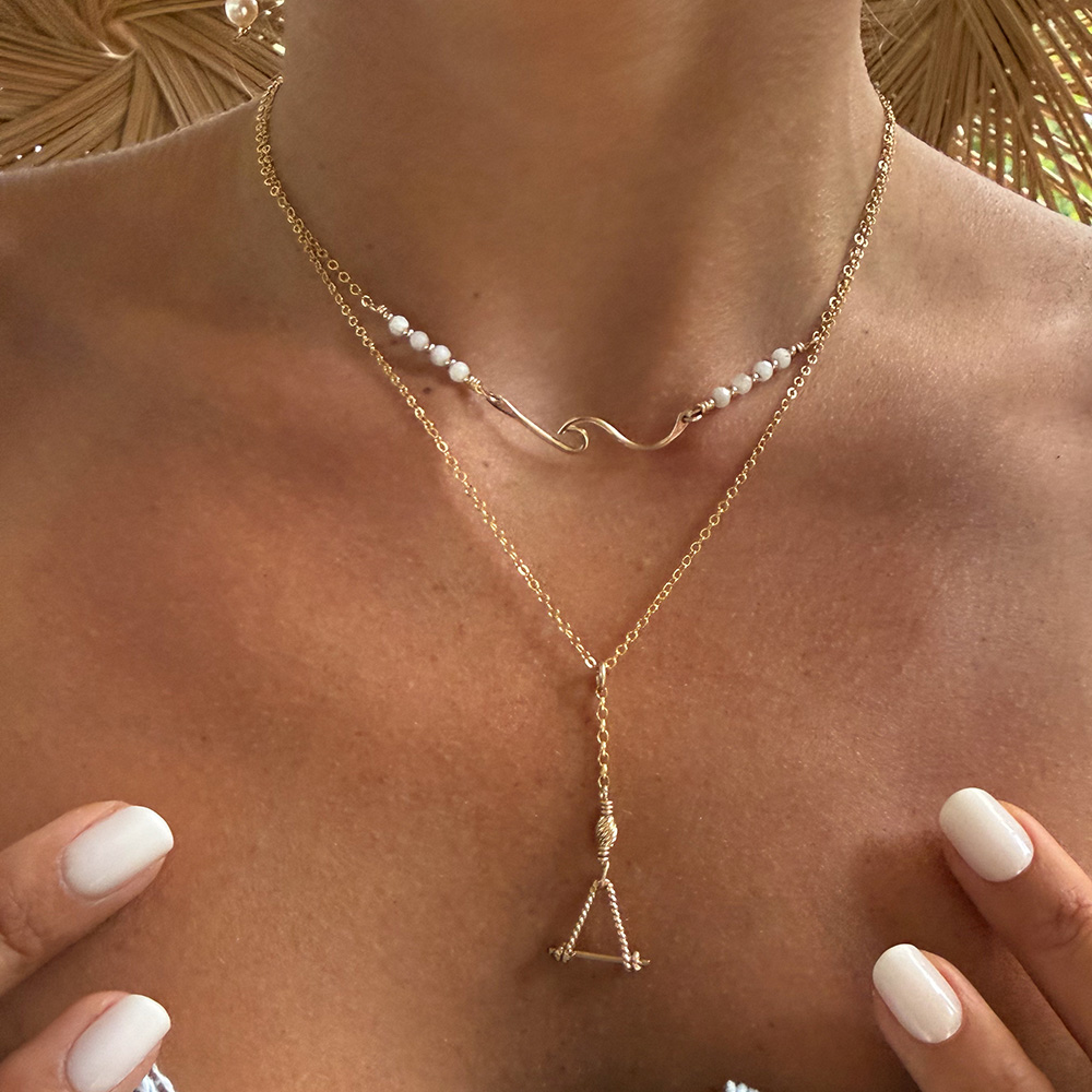 Freewave Choker Halskette - Gold – Bild 3