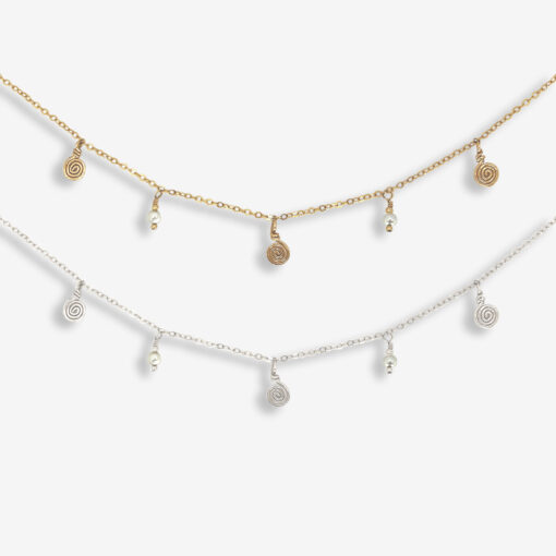 Spirals of Light Necklace