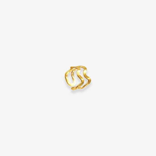 Shorebreak Earcuff - 14 carat / 20 gold-filled, S (diameter- approx.10cm)